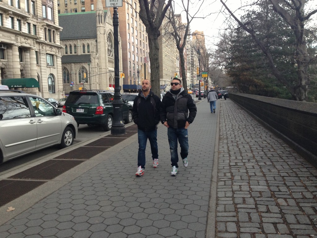WALKING TO CENTRAL PARK
